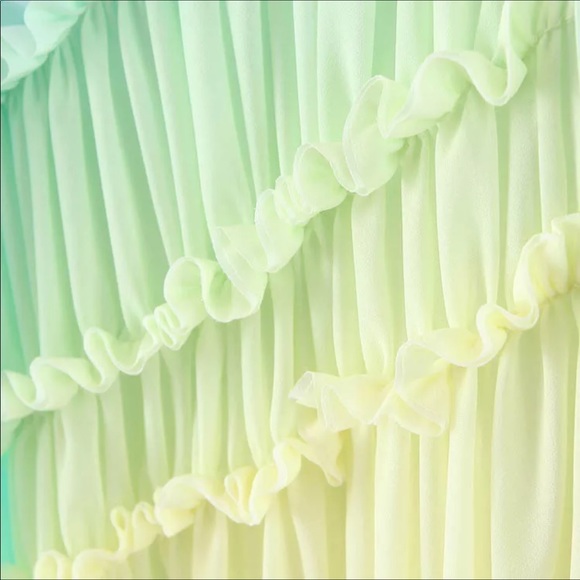 Rainbow Ombré Chiffon Coverup Duster RESTOCKED🎉 - Picture 14 of 16